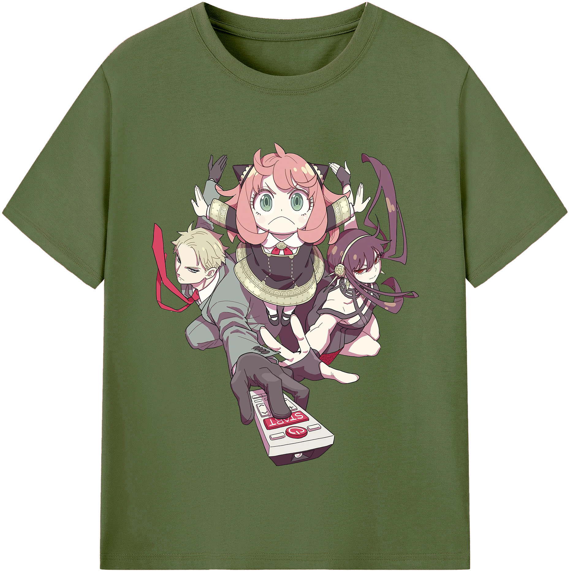 （画像用） SPY×FAMILY间谍家家酒 綿100％半袖Tシャツ（フロントプリント）
